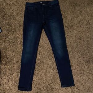 Girls Dark Denim Skinny/Stretch Jeans